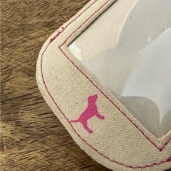 Victoria’s Secret Pink Rare Canvas Dog Logo Store Display Collectors Tag! NWTS - Picture 4 of 7